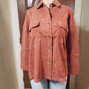 Women's jacket-blush XS,  size, rust  color.